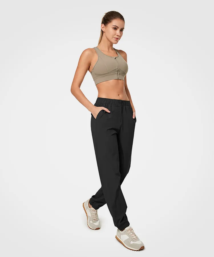 Shift High Waist Pocket Elastic Cuffs Pants | Women's Sports Pants
