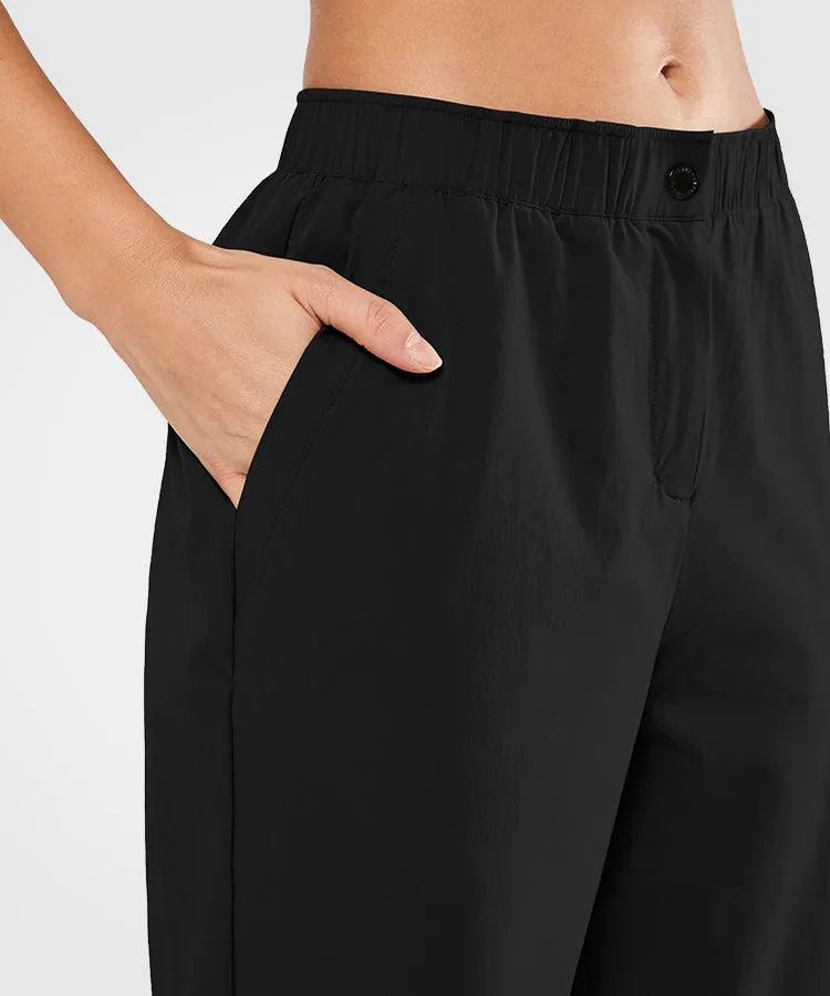 Shift High Waist Pocket Elastic Cuffs Pants | Women's Sports Pants