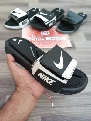 Slippers N10 Foambed Black Duo | Comfortable & Stylish Slip-On Shoes for Men & Women | Shop Online at Royal Trend Pakistan