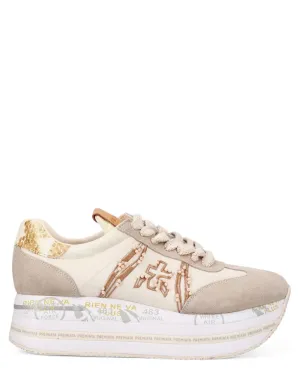 Sneakers BETH 7375 Platform in Pelle e Suede