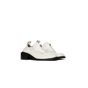 Sports Zipper Stretch Loafers Off-White