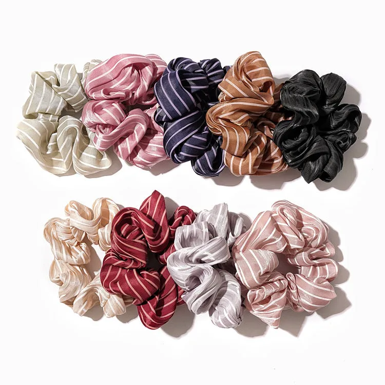Striped Hair Bands for Women Or Girls hair ties