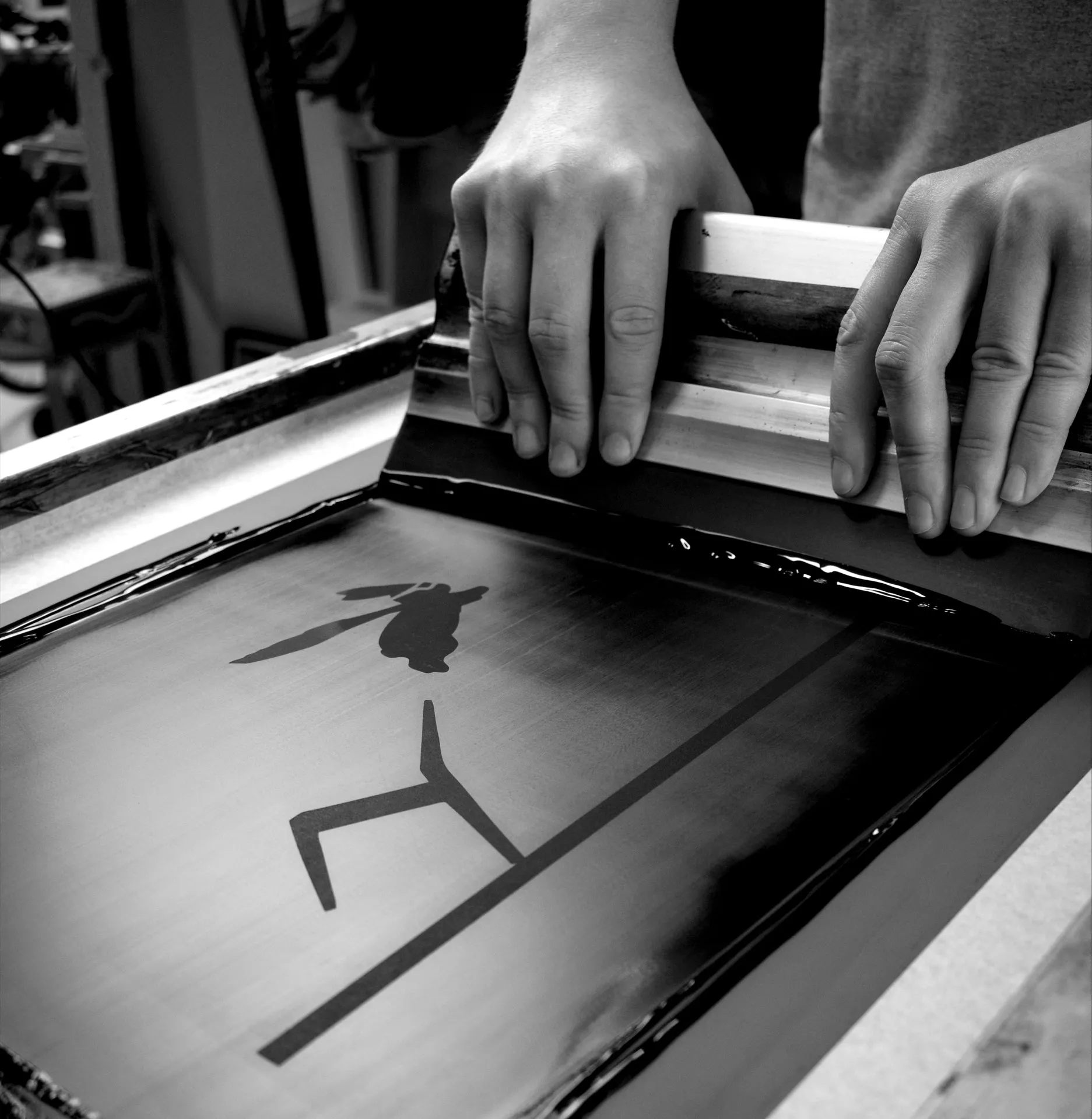 Surfing Rabbit Print