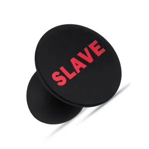 Temptasia Slave Silicone Butt Plug, Black