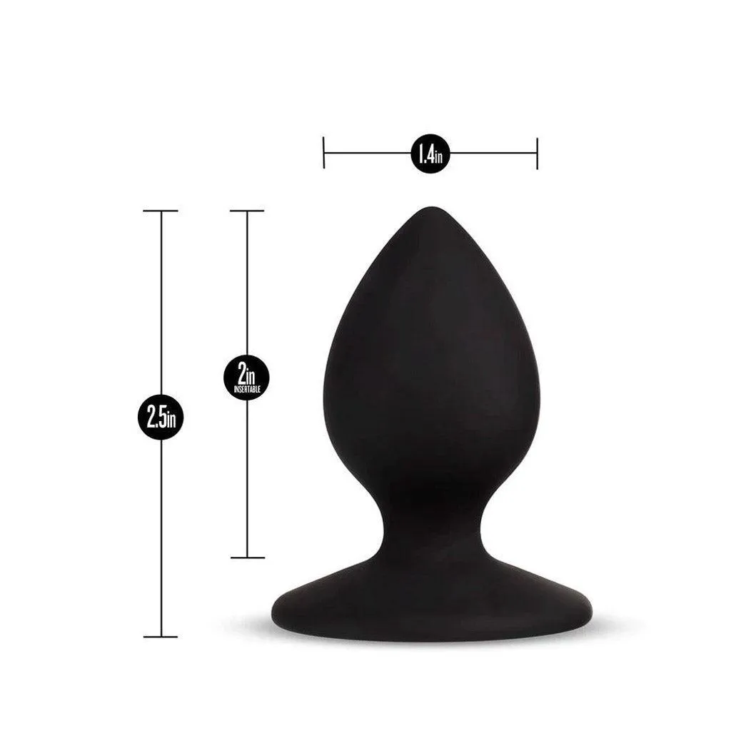 Temptasia Slave Silicone Butt Plug, Black