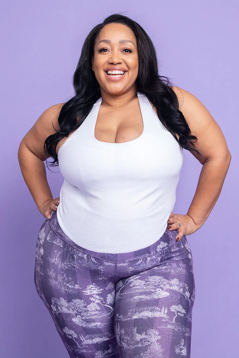 Tie Tank Sports Bra : White
