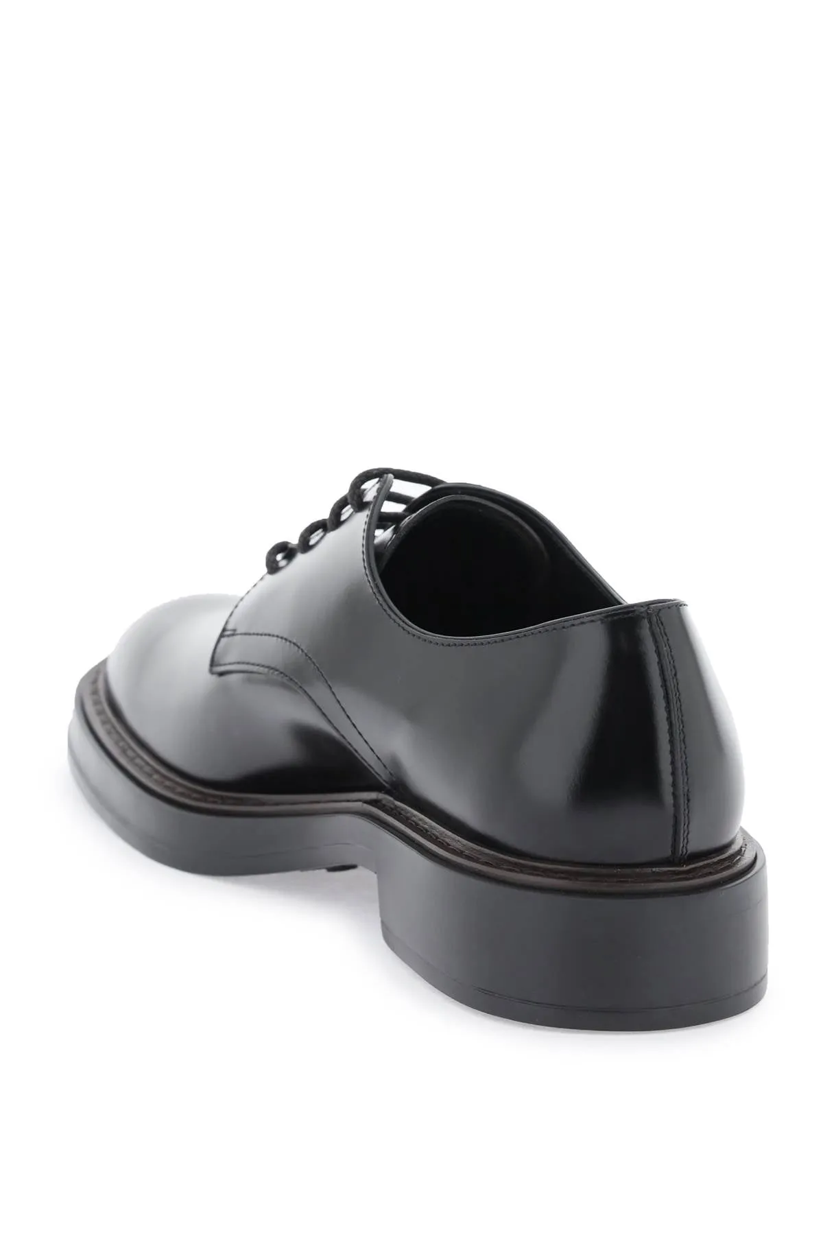Tod's leather lace-up shoes