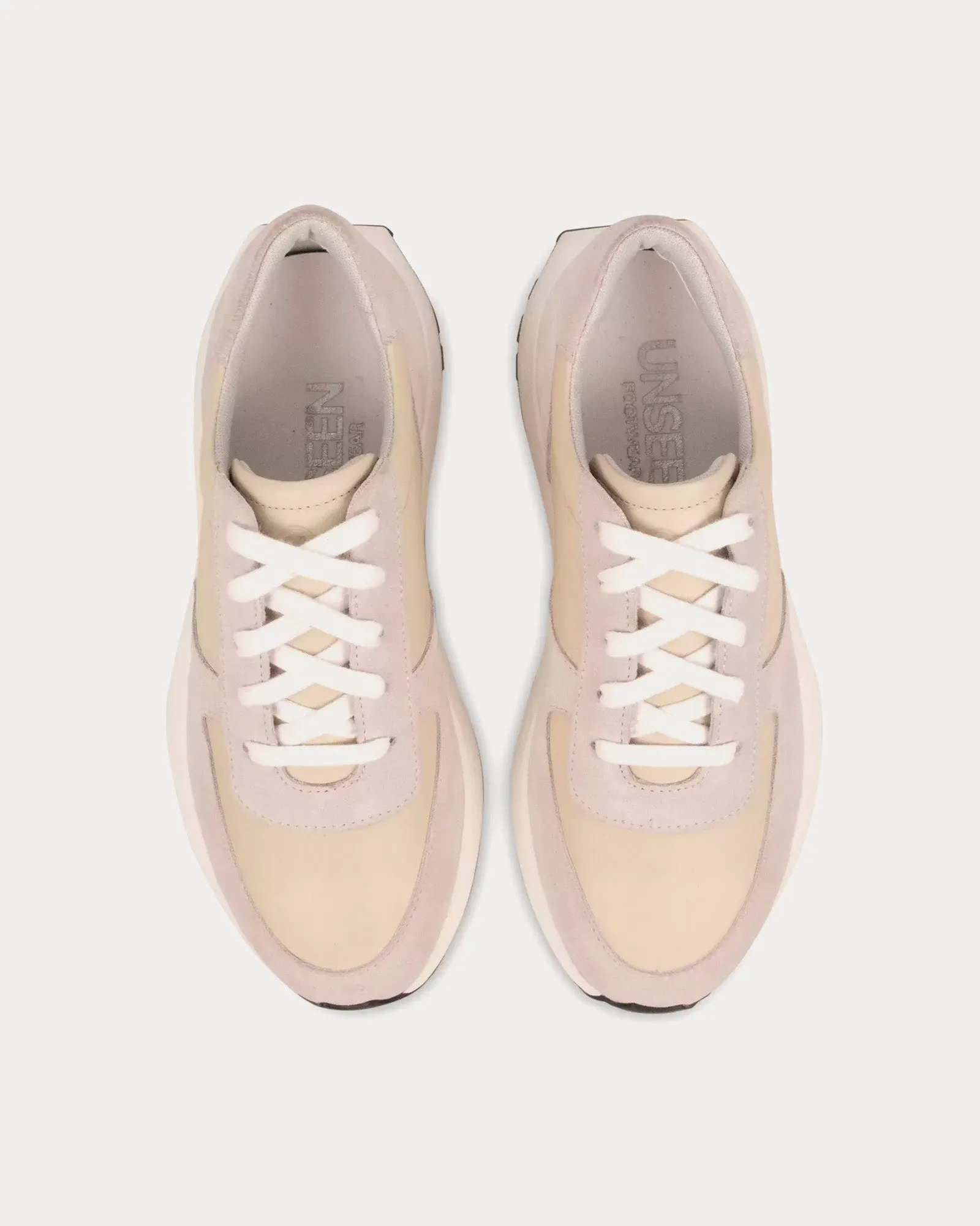 Trinity Leather & Suede Beige / Bone Low Top Sneakers