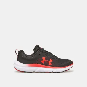 Under Armour Assert 10 Jet Gray/White Size 5.5Y Boys' New