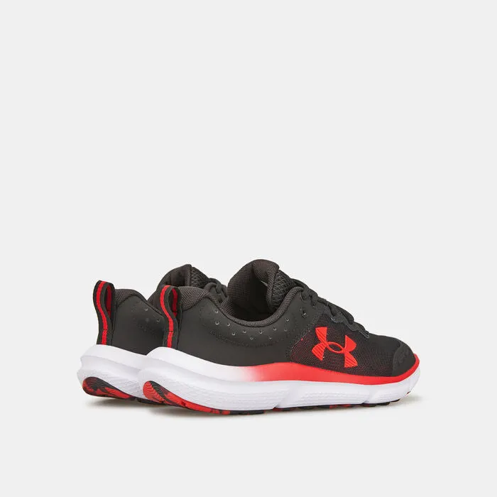 Under Armour Assert 10 Jet Gray/White Size 5.5Y Boys' New