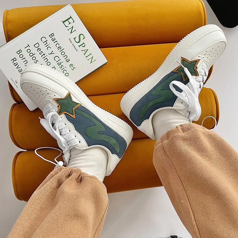 Unisex Casual Retro Low-Top Sneakers - Breathable & Non-Slip