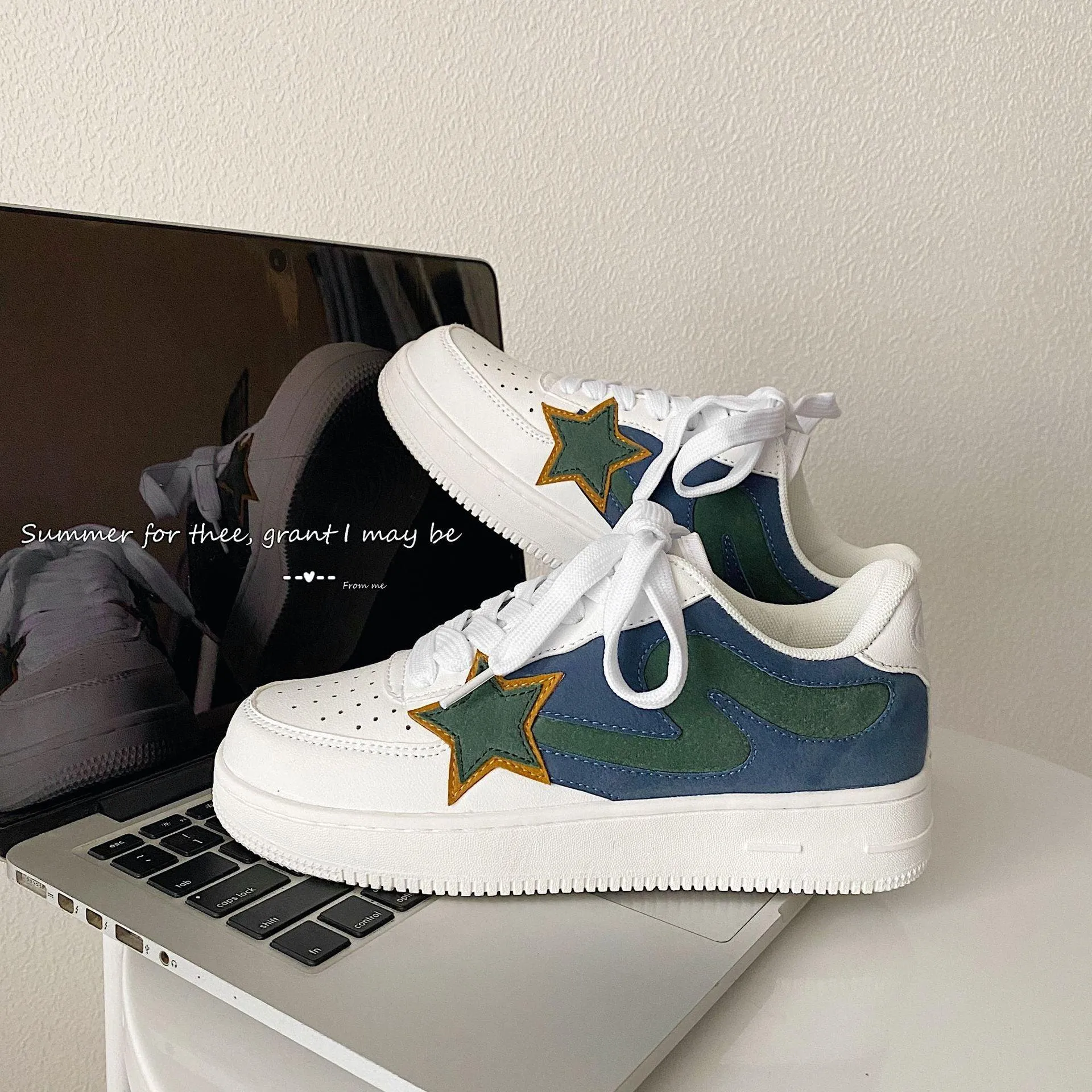 Unisex Casual Retro Low-Top Sneakers - Breathable & Non-Slip
