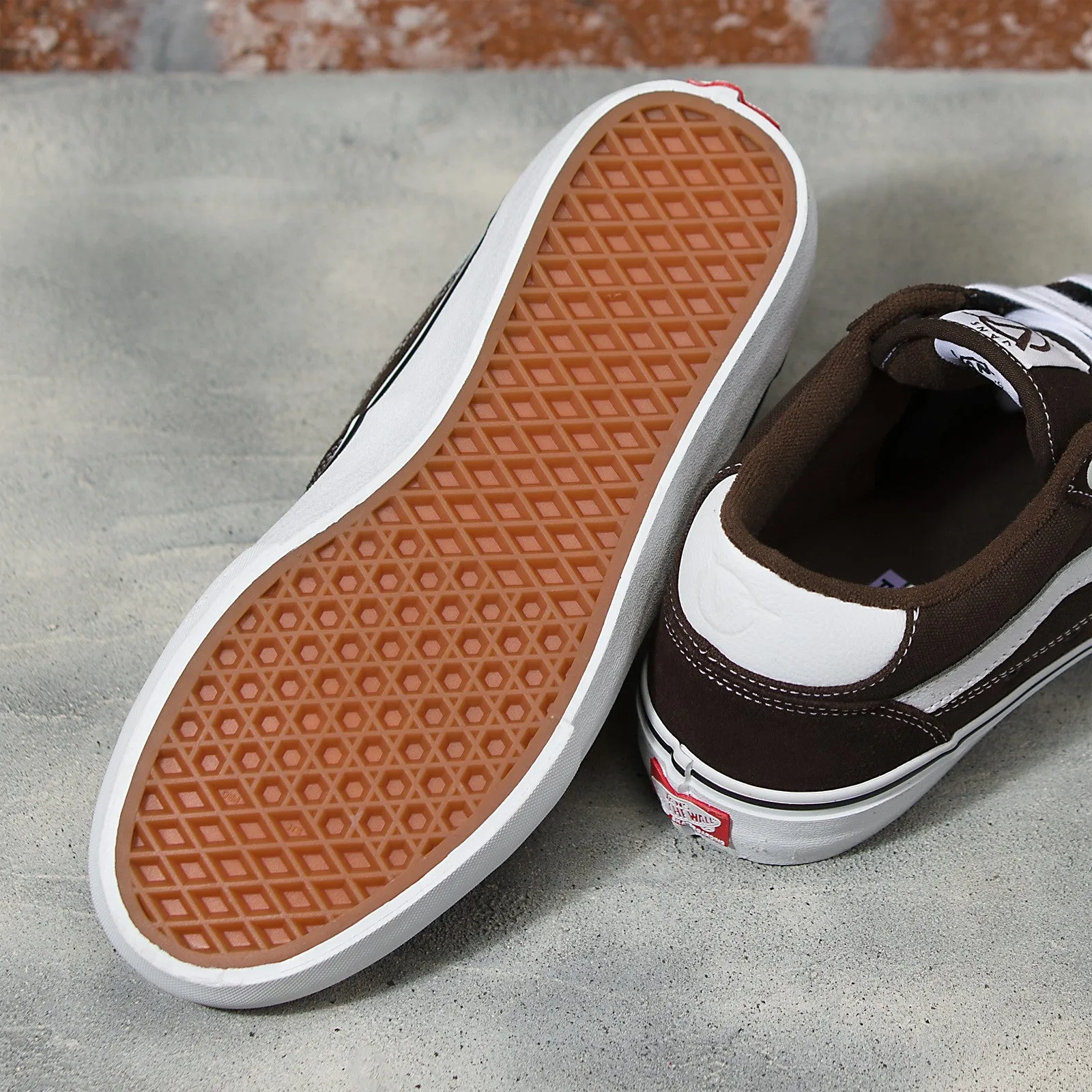 Vans Rowan Skateboard Shoe - Dark Brown