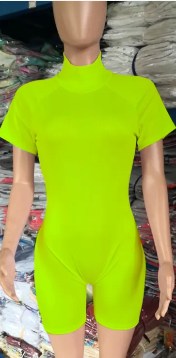 Wholesale women's tight-fitting sports jumpsuit（CL8659）