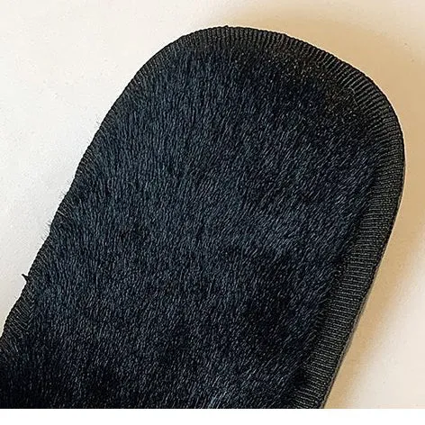 Women Fluffy Plush Lightweight House Slippers Open Toe Outdoor Slippers