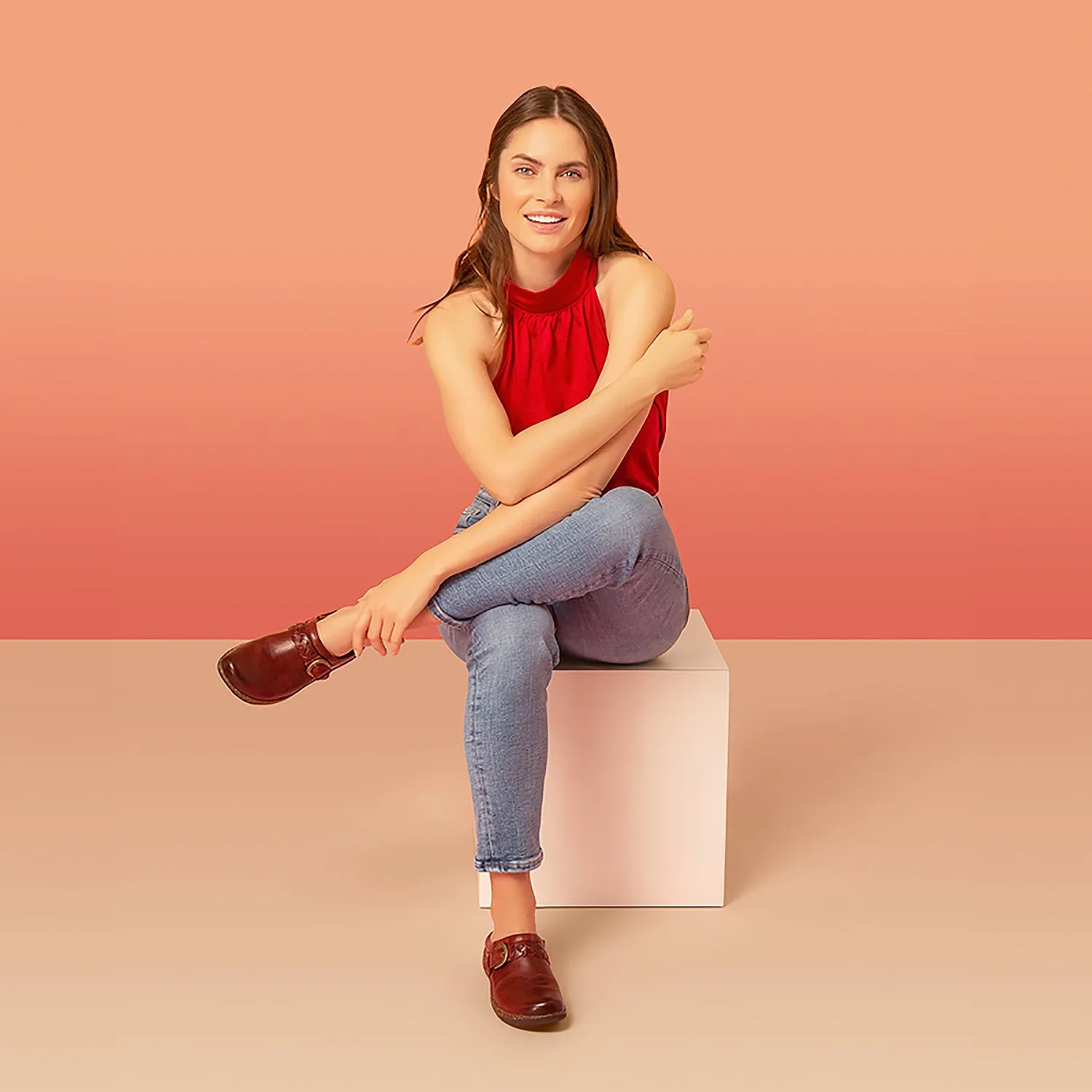Women's Aetrex Libby Oatmeal Wool