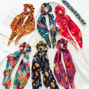 Women's Hair Band Christmas Hair Band Ponytail Streamer