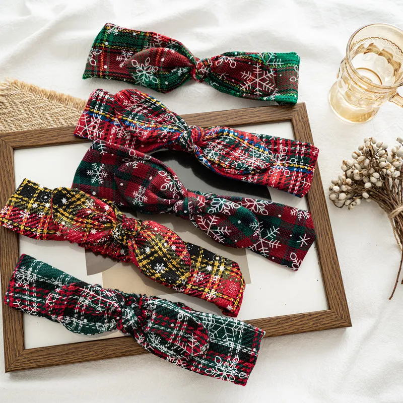 Women's Hair Band Hair Ring Christmas Pattern