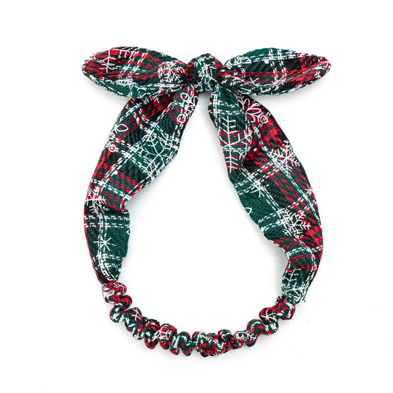 Women's Hair Band Hair Ring Christmas Pattern