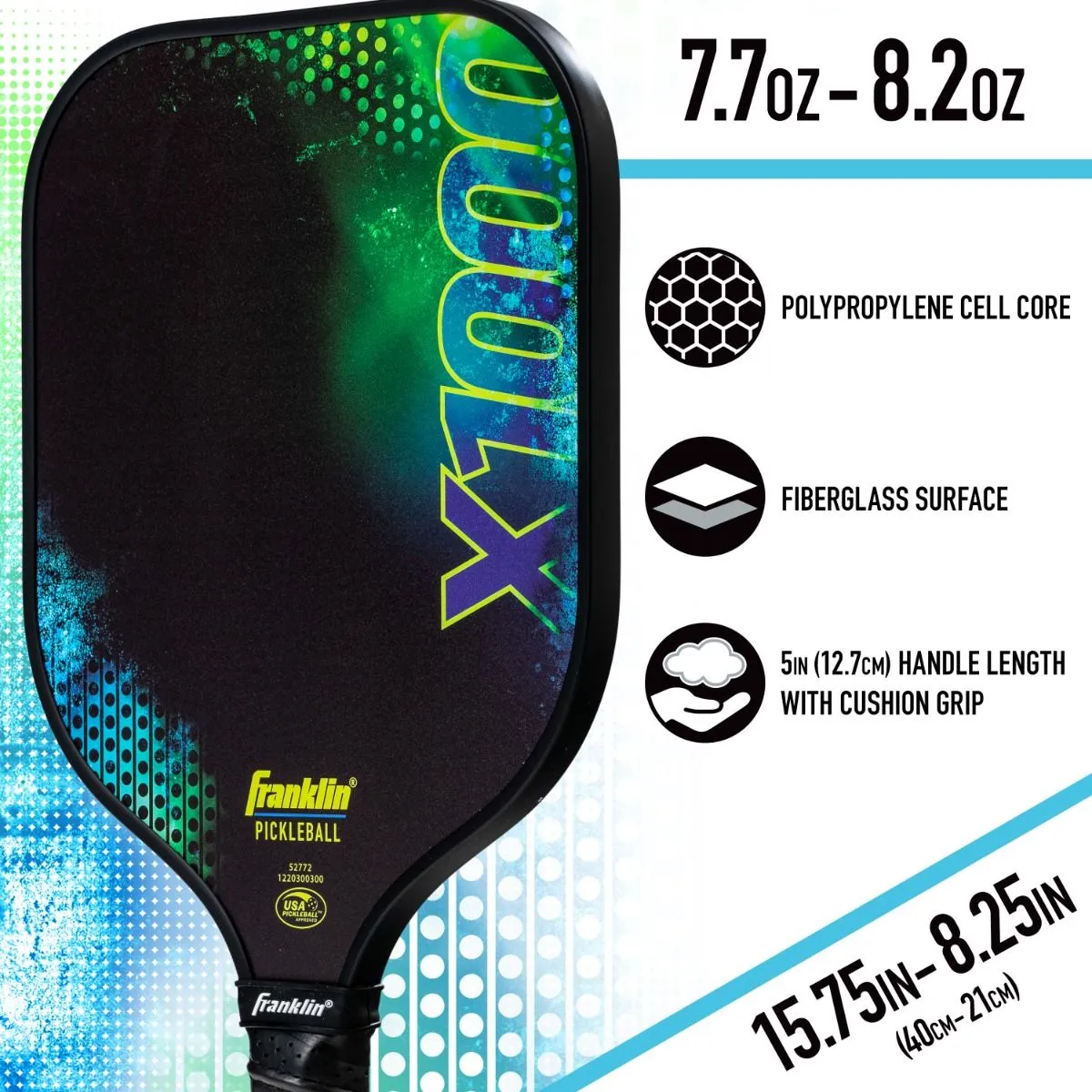 X-1000 Series Fiberglass Pickleball Paddle