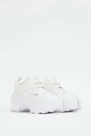 X Reebok White Insta Pump Tabi Sneaker