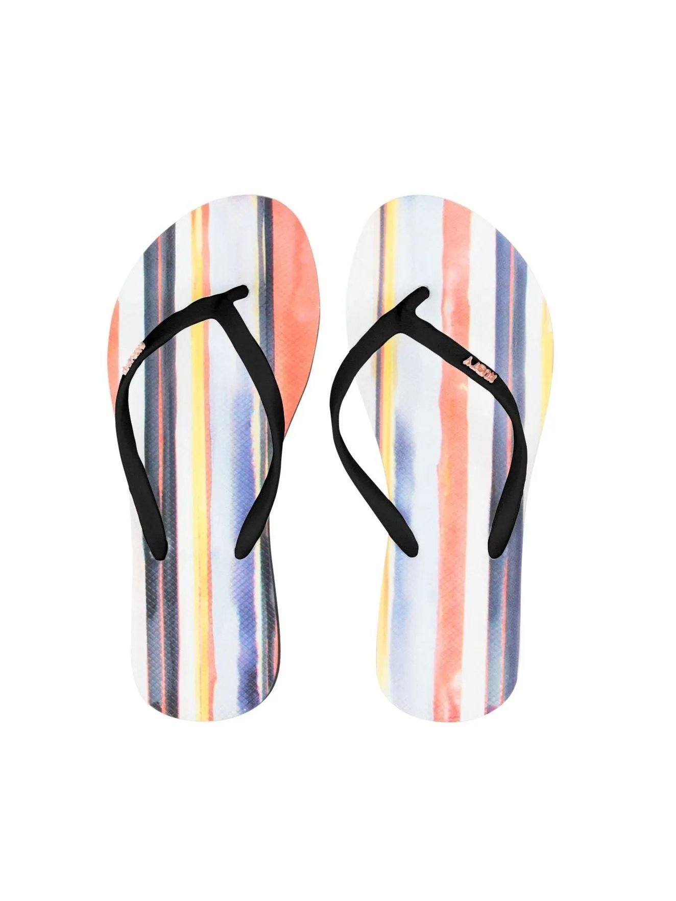Zippin Printed Thong - Papaya